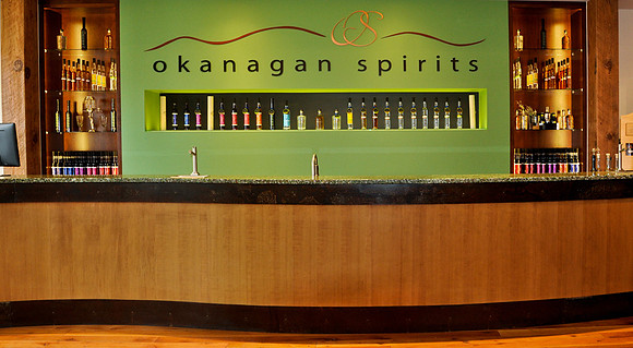 Okanagan Spirits Sales Counter